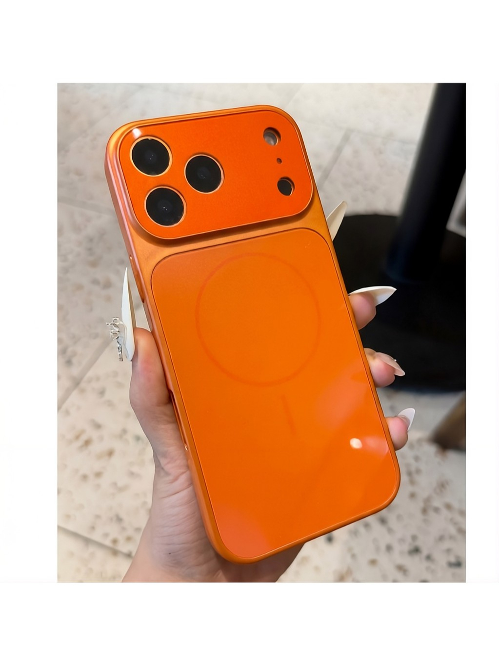 ỐP LƯNG IPHONE TỪ TÍNH TRƠN 3 MÀU CÓ BẢO VỆ ỐNG KÍNH  🛡️🔋