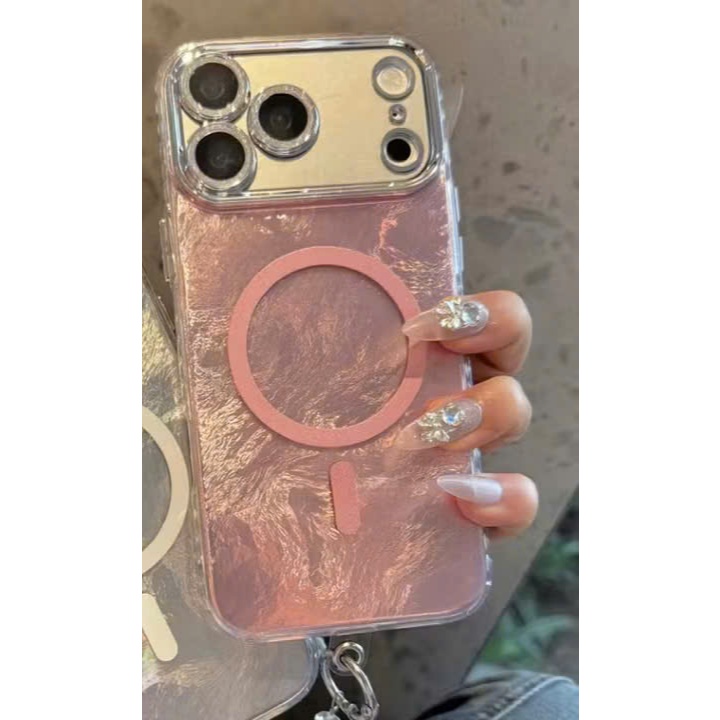 Ốp lưng IPhone Ánh Ngọc Trai Smile Horse, Sạc Từ Tính