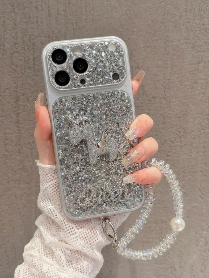 Ốp Lưng iPhone Kim Tuyến Kỳ Lân 3D Sang Chảnh