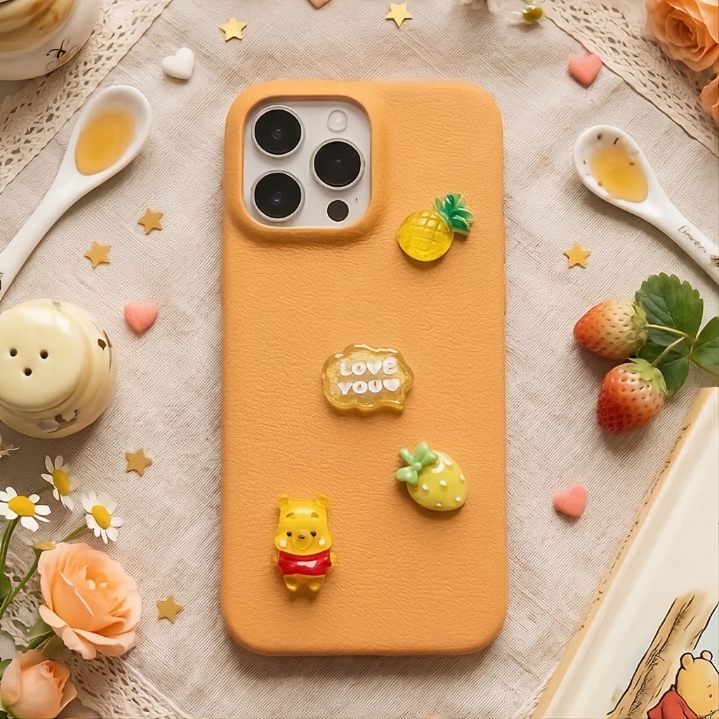 😍 🥰ỐP LƯNG IPHONE 🍍💛 Khu Vườn Trái Ngọt – Bé Gấu Xinh 🐻🌼