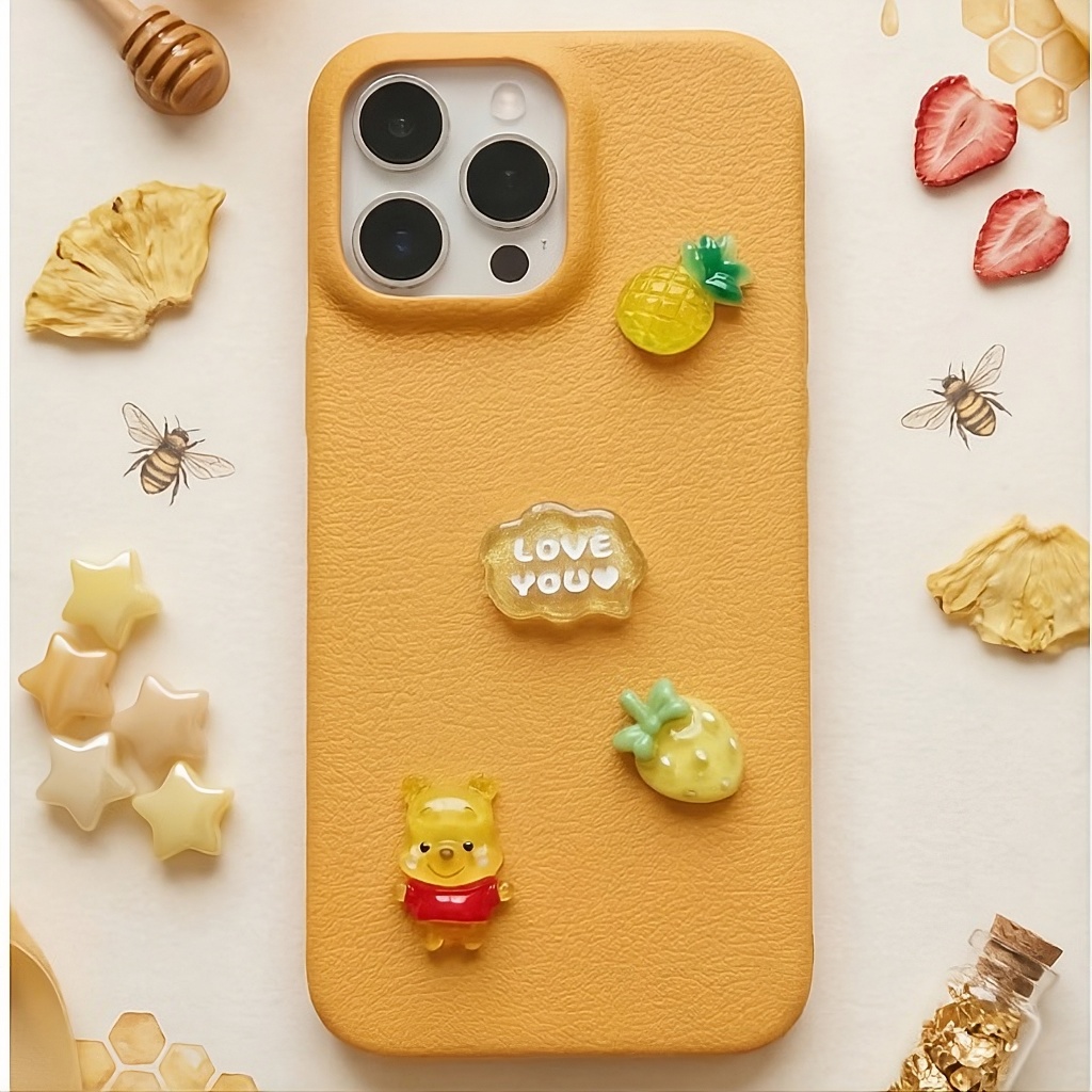 😍 🥰ỐP LƯNG IPHONE 🍍💛 Khu Vườn Trái Ngọt – Bé Gấu Xinh 🐻🌼