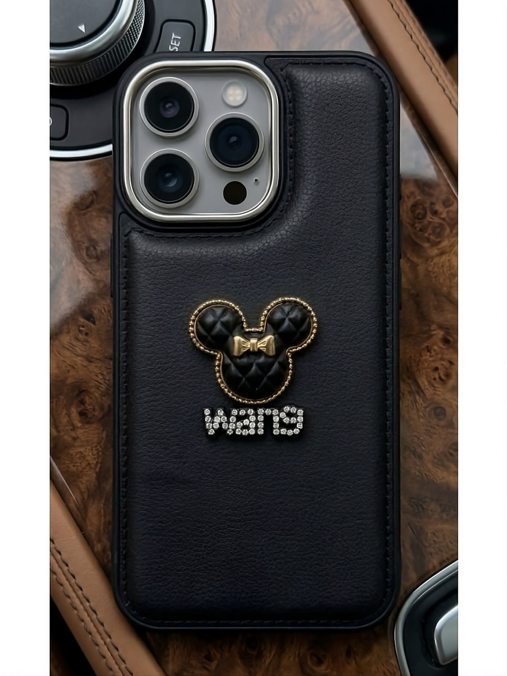Ốp Lưng iPhone Phao Puffer Đính Charm 3D Nổi -Ốp Phao Chống Va Đập