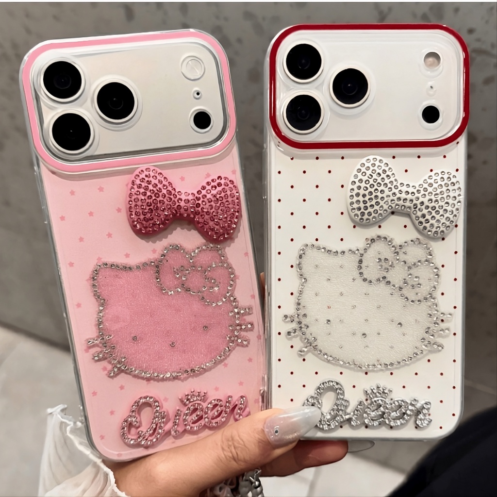 Ốp Lưng Iphone Kitty Đính Đá Queen  💎💖