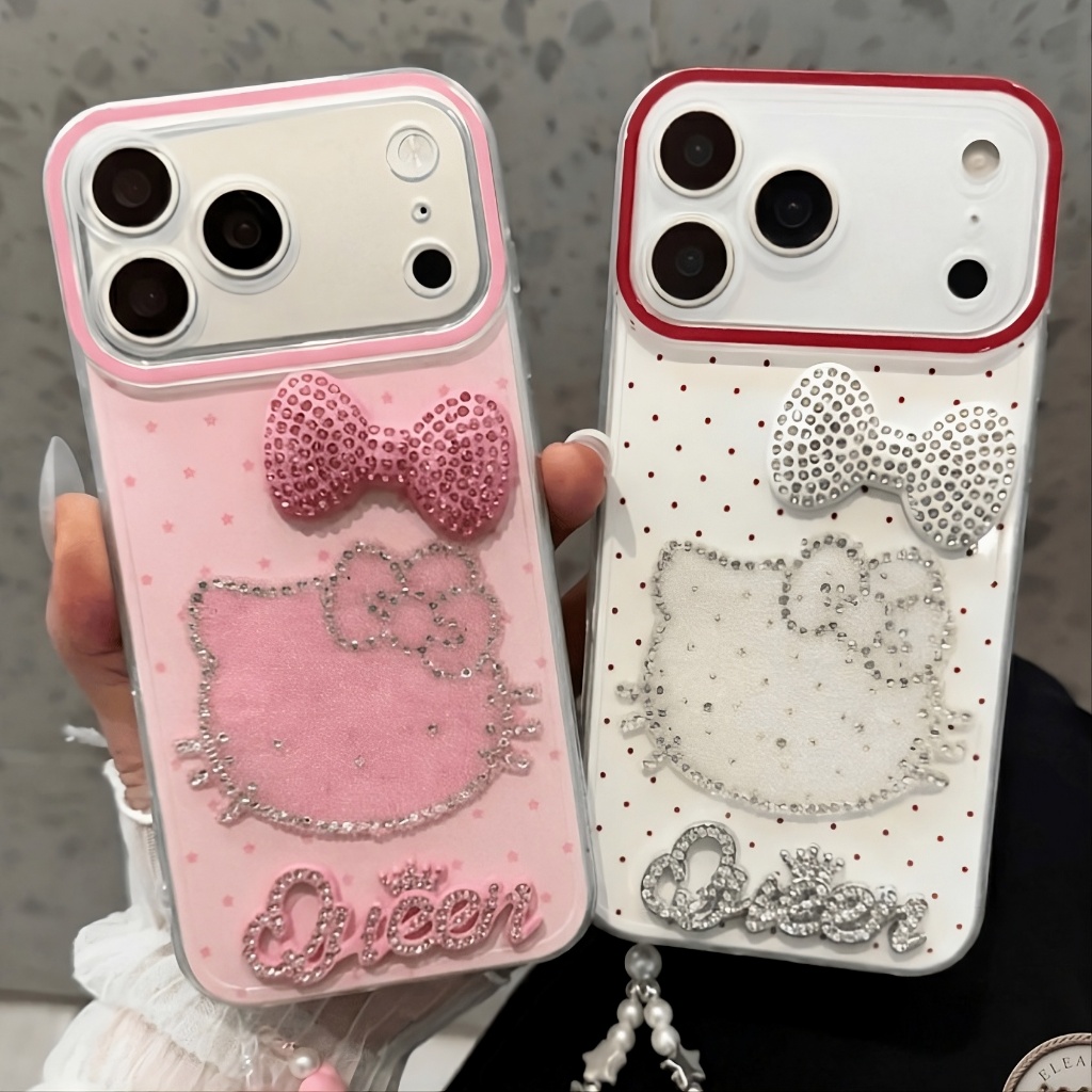 Ốp Lưng Iphone Kitty Đính Đá Queen  💎💖
