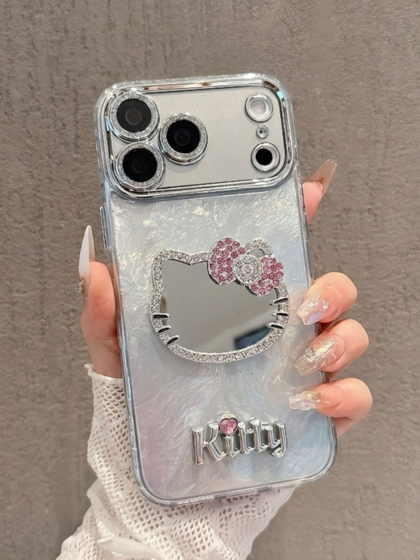 Ốp Lưng Iphone Gương Kitty Sang Chảnh