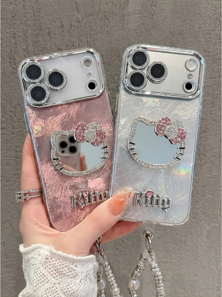Ốp Lưng Iphone Gương Kitty Sang Chảnh