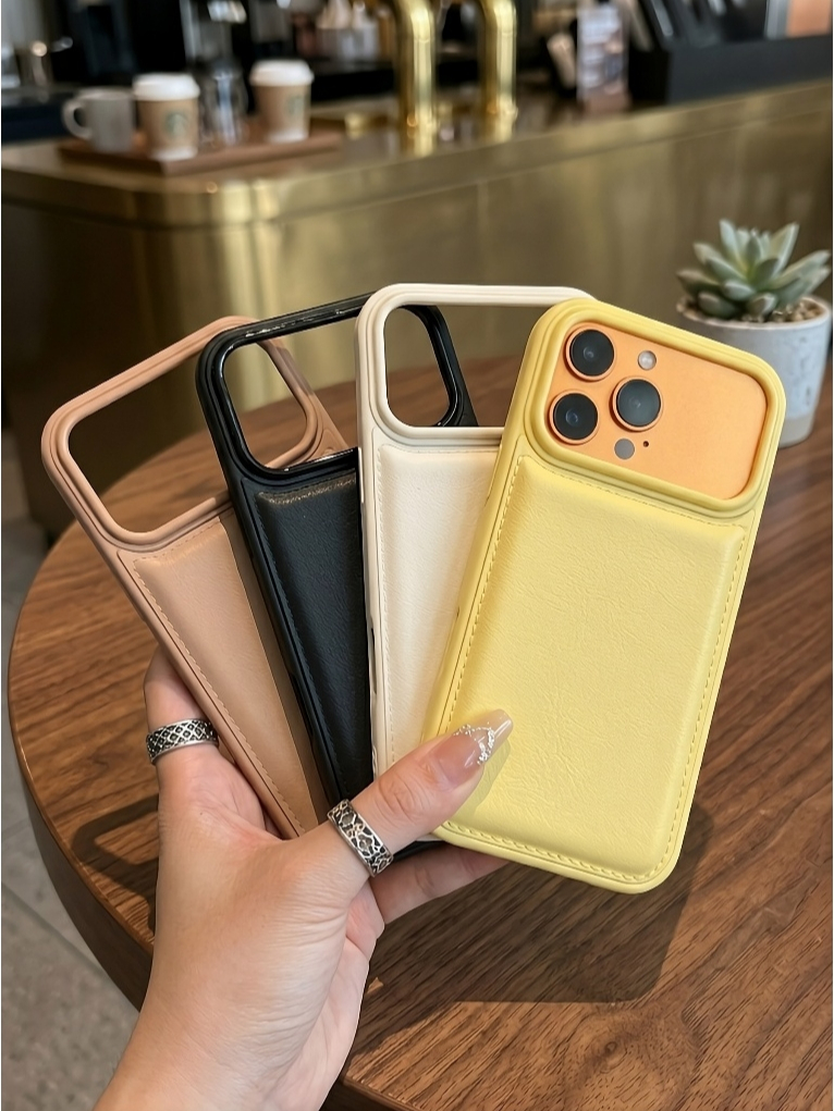 Ốp Lưng IPhone Giả Da Minimalist – Basic nhưng Classy