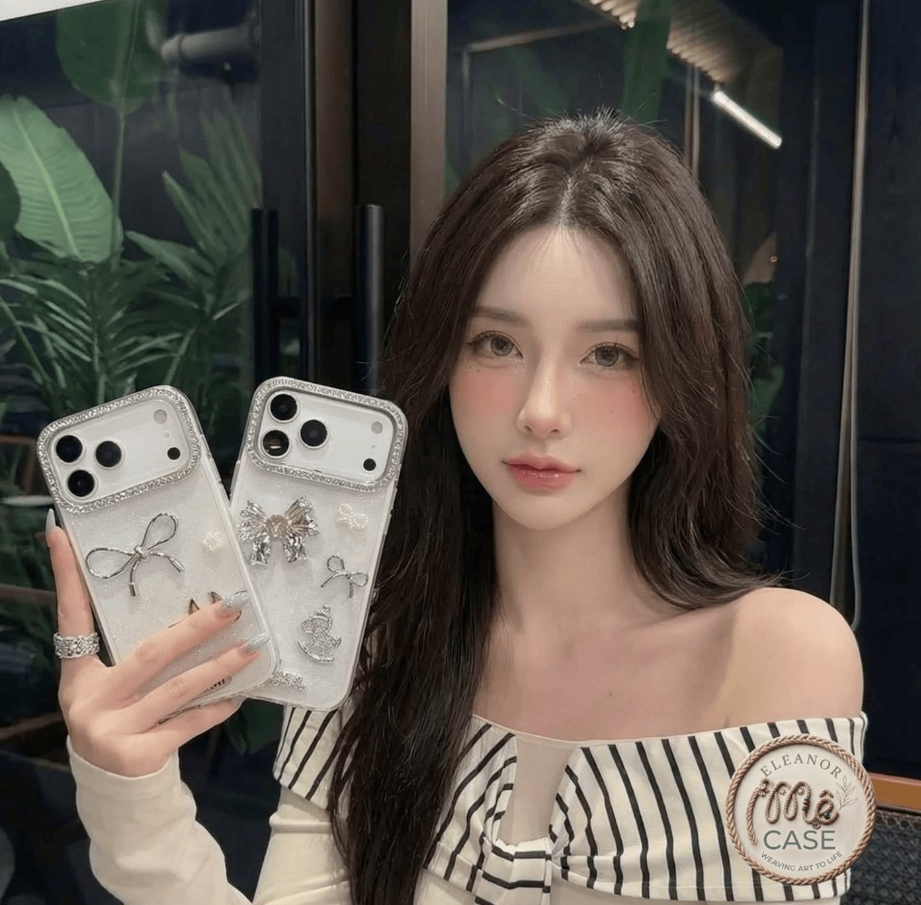 [ TÚI MÙ NHÂN PHẨM ] Combo 3 Ốp Điện Thoại Đính Charm 3D Cao Cấp Thủ Công Mê CaSe