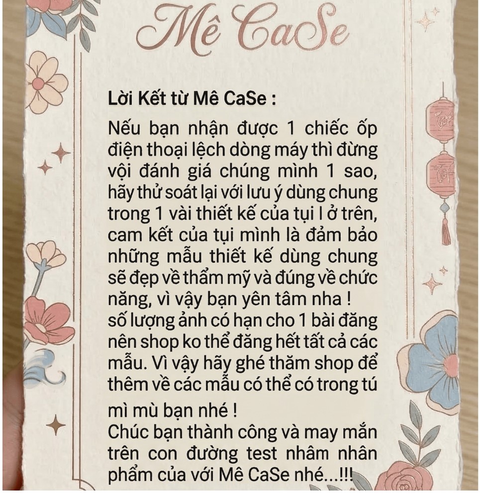 [ TÚI MÙ NHÂN PHẨM ] Combo 3 Ốp Điện Thoại Đính Charm 3D Cao Cấp Thủ Công Mê CaSe