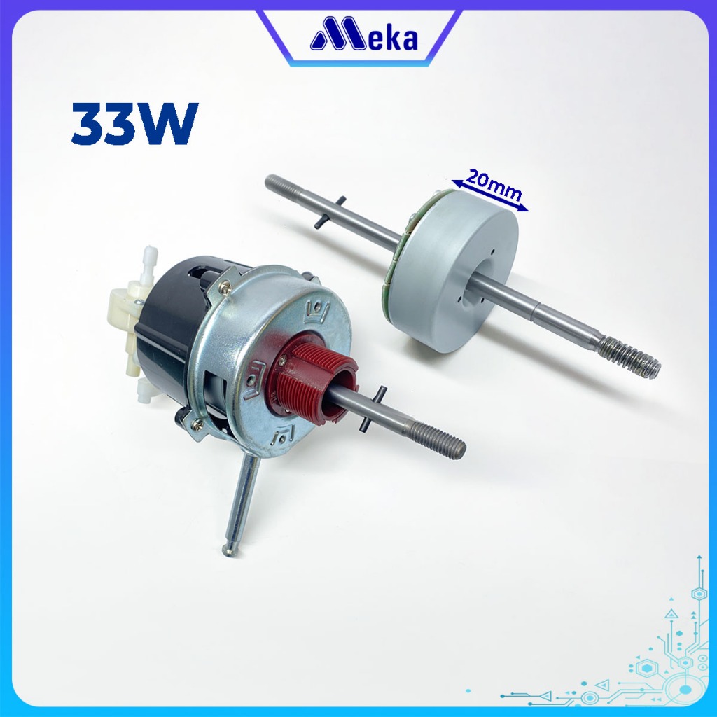 Động cơ không chổi than BLDC, vỏ thép và nhựa, điện áp 24V/33W, loại 1 chiều , mới 100%