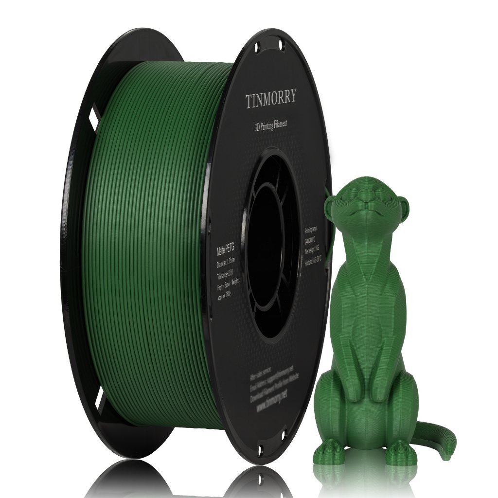 Sợi nhựa in 3D  Tinmorry  PETG  Matte - Emerald Green : Filament 1.75mm - Cuộn 1kg