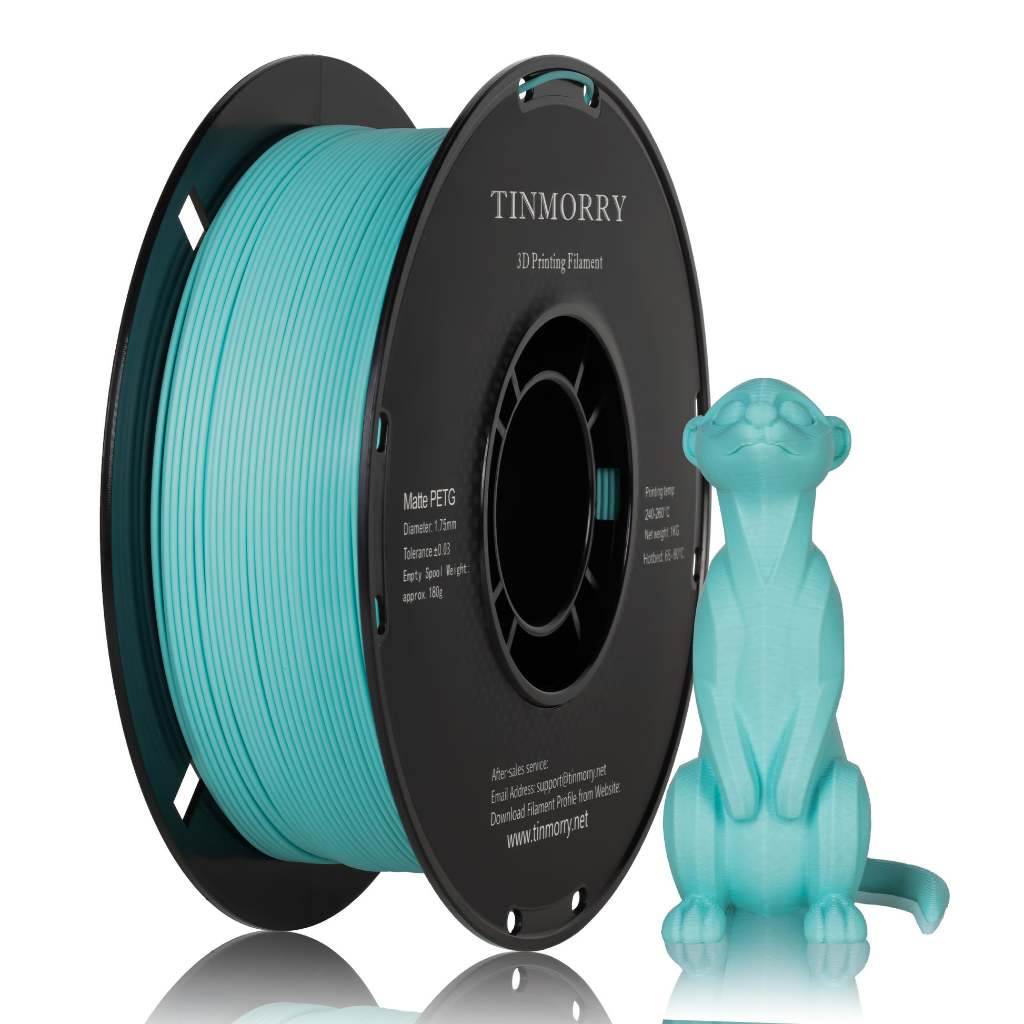 Sợi nhựa in 3D  Tinmorry  PETG  Matte - Mint Green : Filament 1.75mm - Cuộn 1kg