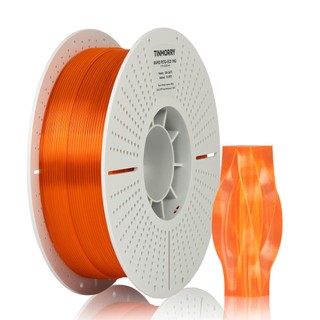 Sợi nhựa in 3D  Tinmorry  PETG  ECO - Translucent Orange : Filament 1.75mm - Cuộn 1kg
