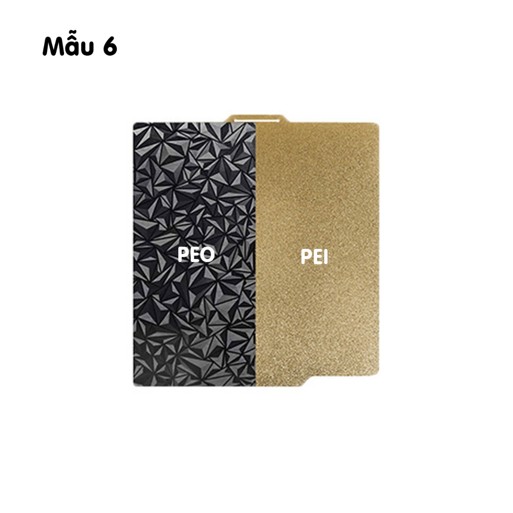 Bàn in Bambulab A1mini [Mẫu 6] Nhám vàng + Kim cương, bộ phận máy in 3D, chất liệu hợp kim thép carbon, mới 100%