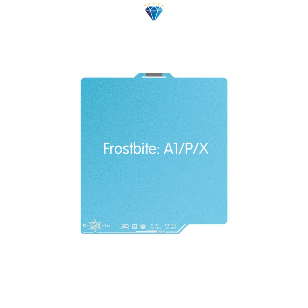 Bàn in lạnh BIQU A1/P1/X1 Frostbite, bộ phận máy in 3D, chất liệu hợp kim thép carbon, mới 100%