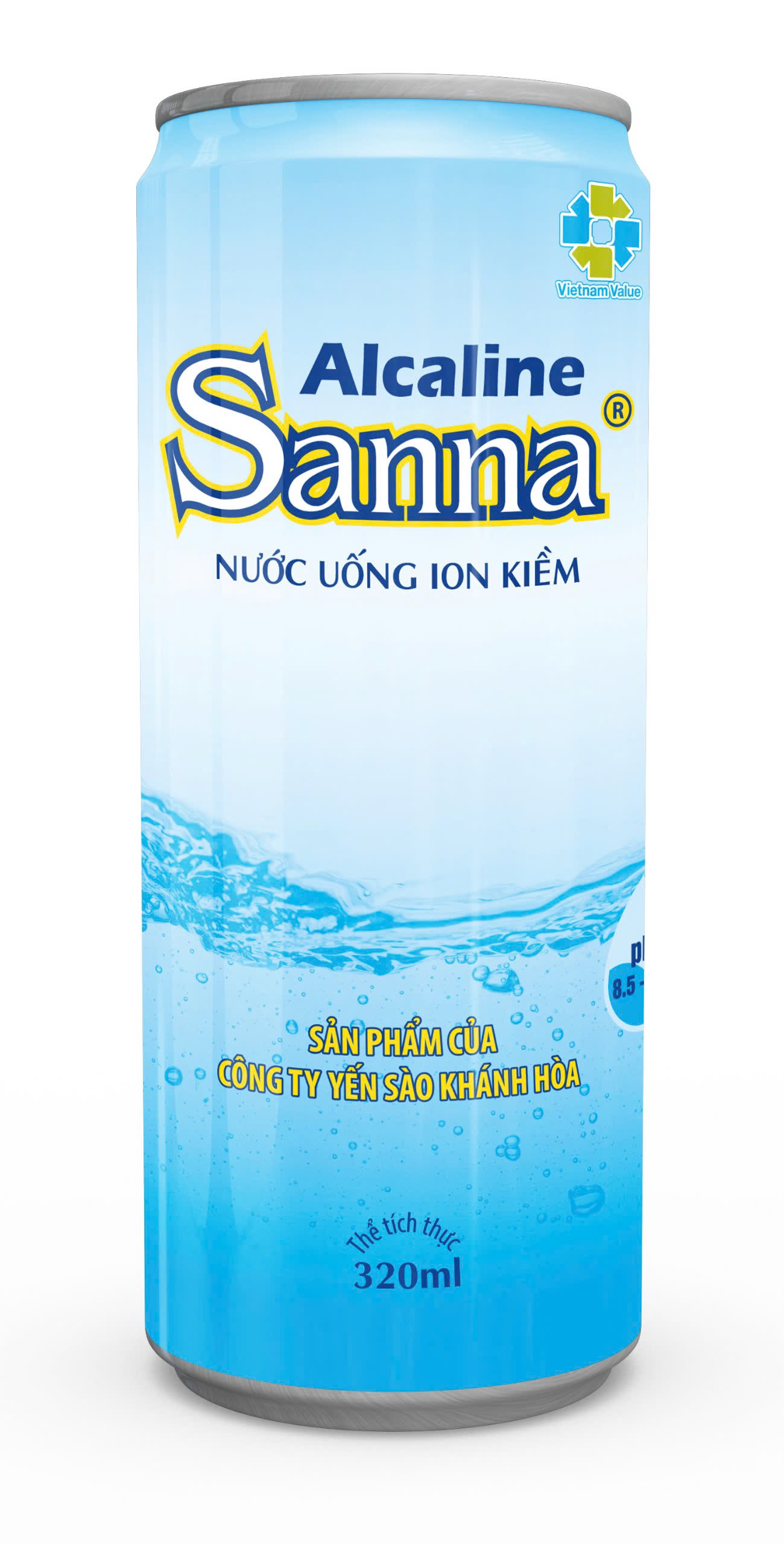 Nước Ion kiềm Sanna Alcaline – Lon