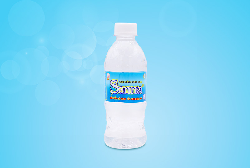 Nước uống Sanna đóng chai 330 ml