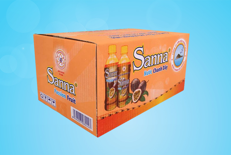 Nước chanh dây Sanna thùng 24 chai