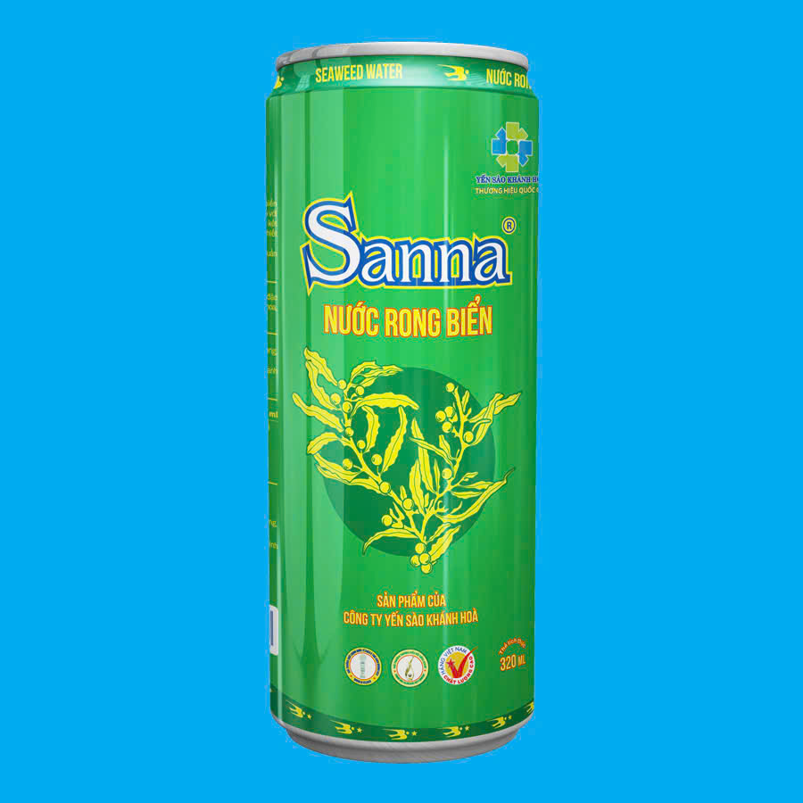 KM Nước Rong biển Sanna đóng lon 320ml