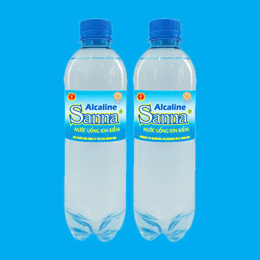 KM Nước uống Ion kiềm Sanna đóng chai 500ml