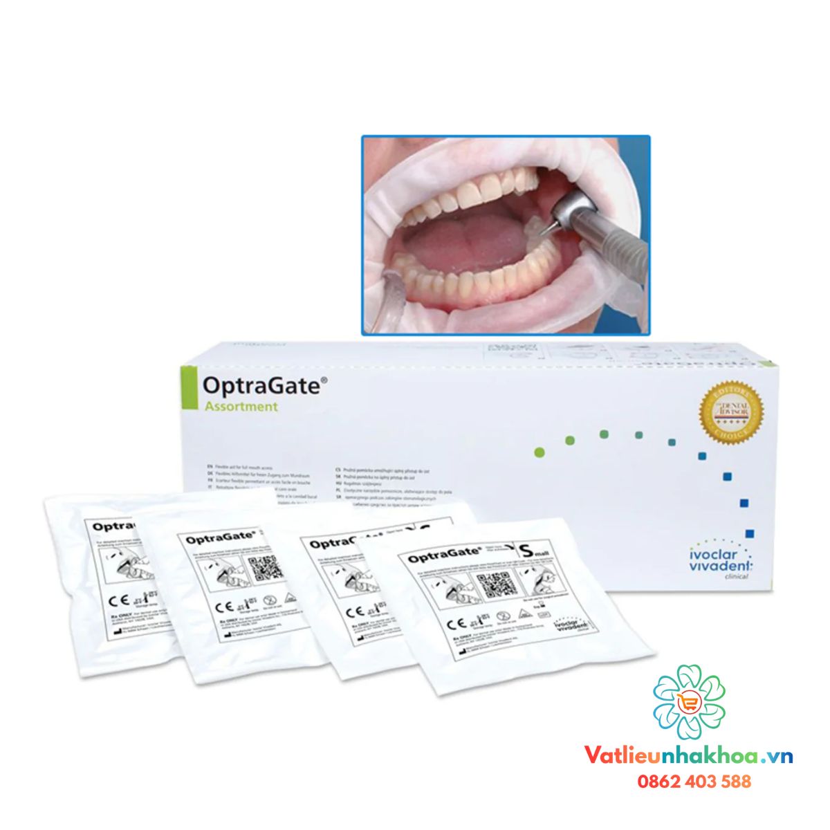 Banh miệng cao su OptraGate - Banh môi - Invoclar Vivadent