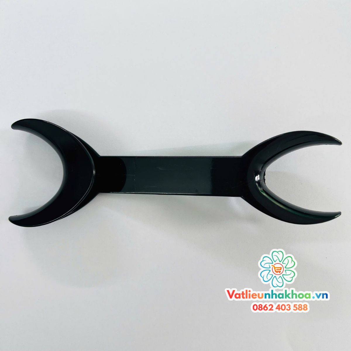 Banh miệng nhựa kéo 2 đầu đen