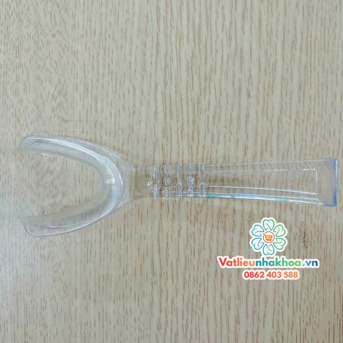 Banh miệng nhựa kéo 1 đầu trắng