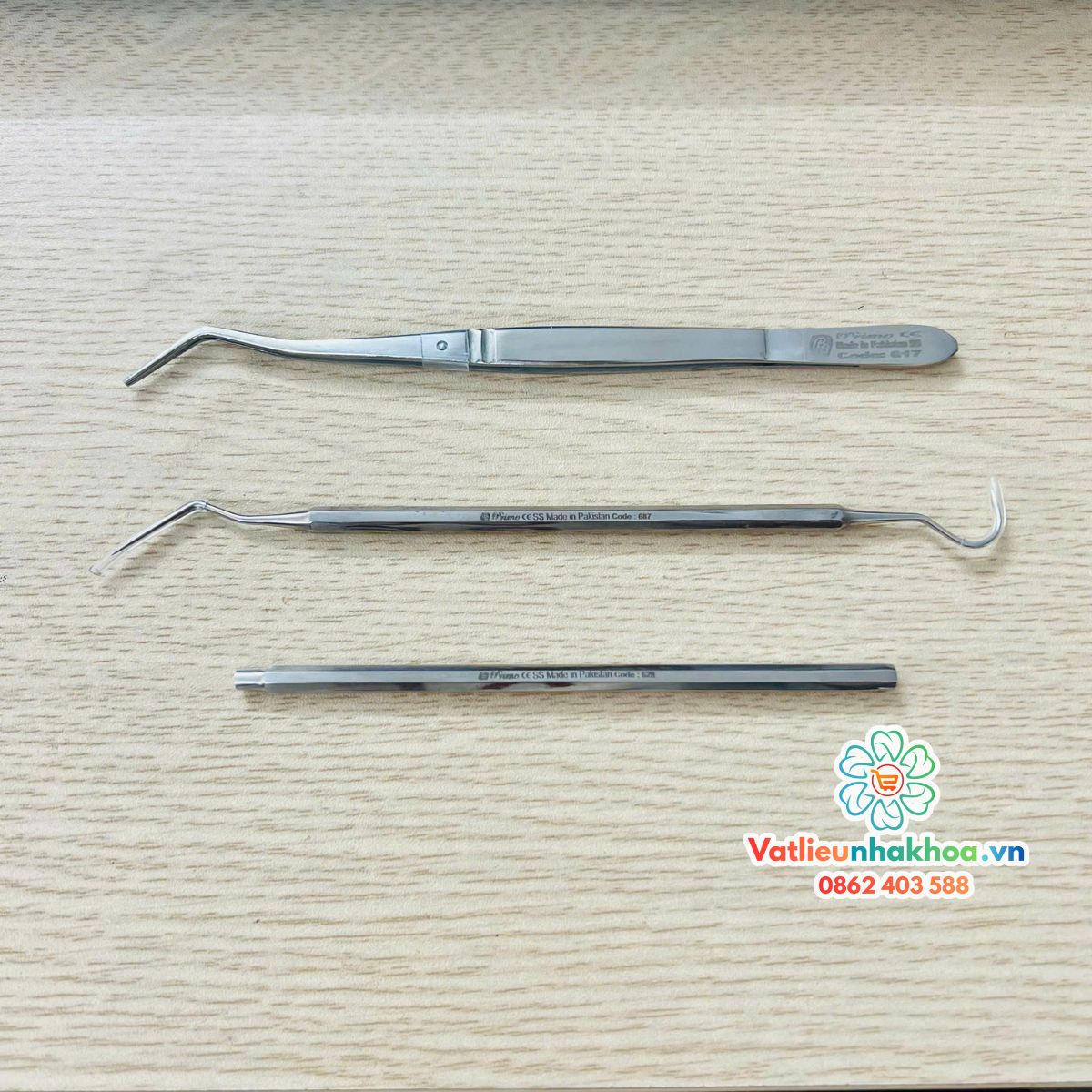 Bộ khám trơn Prime - 3 chi tiết