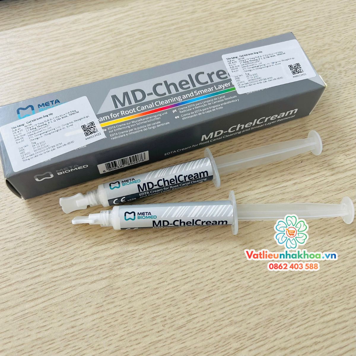 Gel bôi trơn ống tủy Paste type EDTA MD - ChelCream