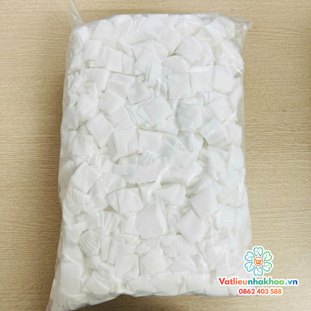 Bông y tế cắt sẵn Bạch Tuyết- 500g