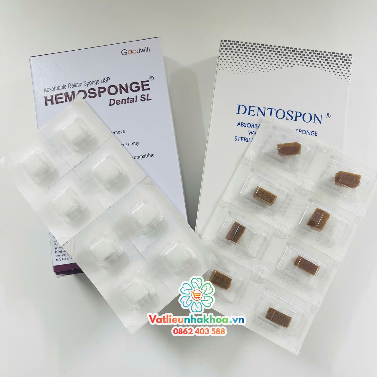 Bông xốp cầm máu Ấn Độ Surgispon Dentospon