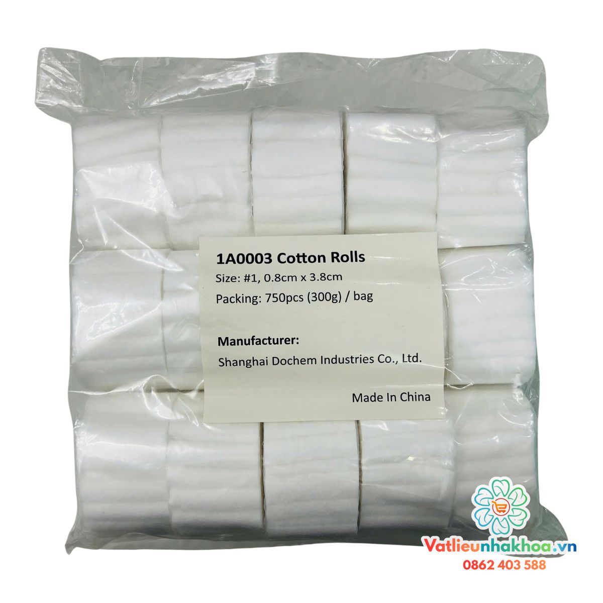 Bông gòn cuộn - Bông chặn nước bọt