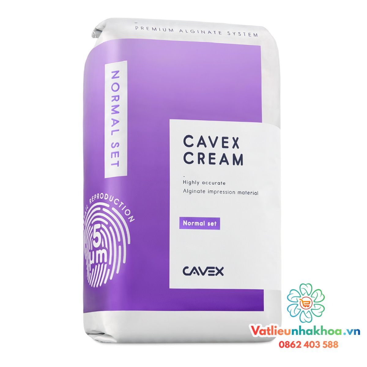 Chất lấy dấu Alginate Cavex Cream
