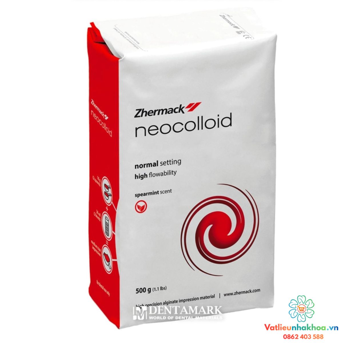 Chất lấy dấu Neocolloid chính hãng Zhermack (500g)