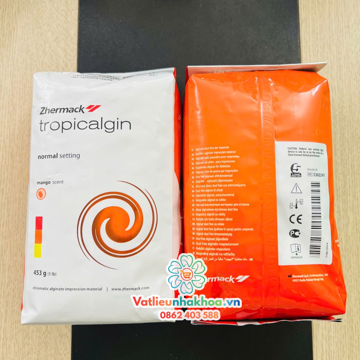 Chất lấy dấu đổi màu Tropical (Alginate Tropicalgin Zhermack)