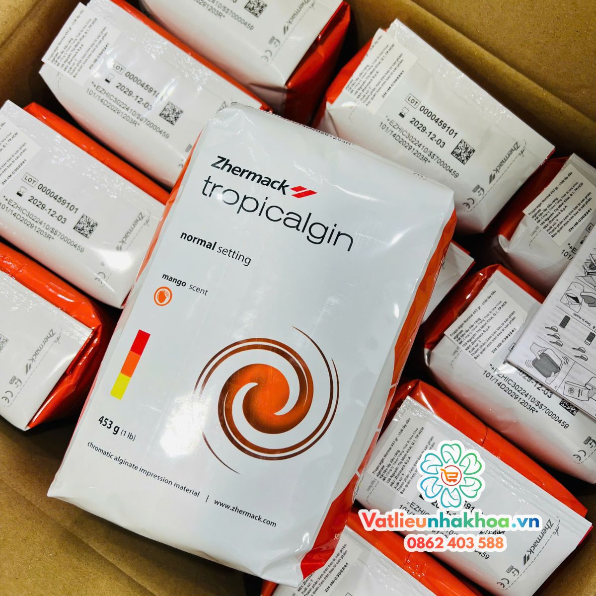 Chất lấy dấu đổi màu Tropical (Alginate Tropicalgin Zhermack)