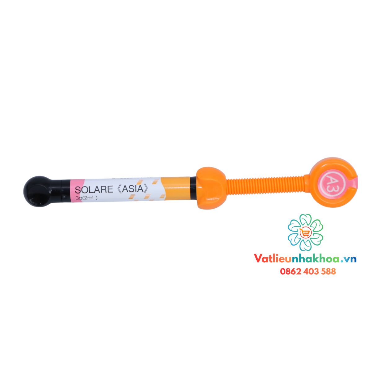 Composite đặc trám răng Solare màu cam GC Nhật bản