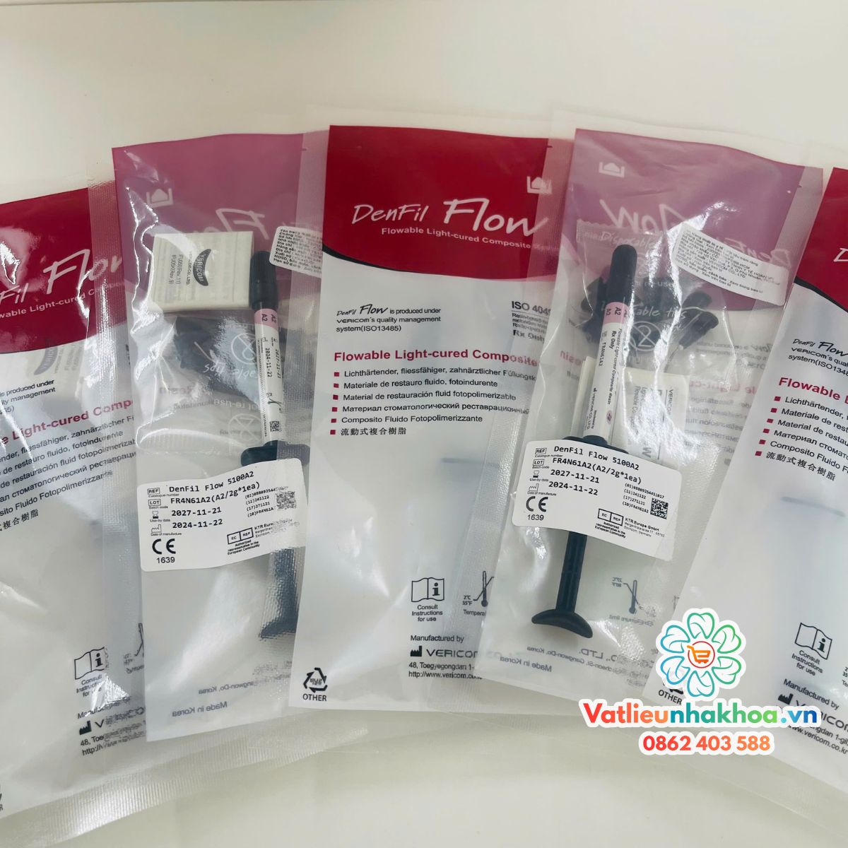 Composite lỏng trám răng Denfil Flow Vericom