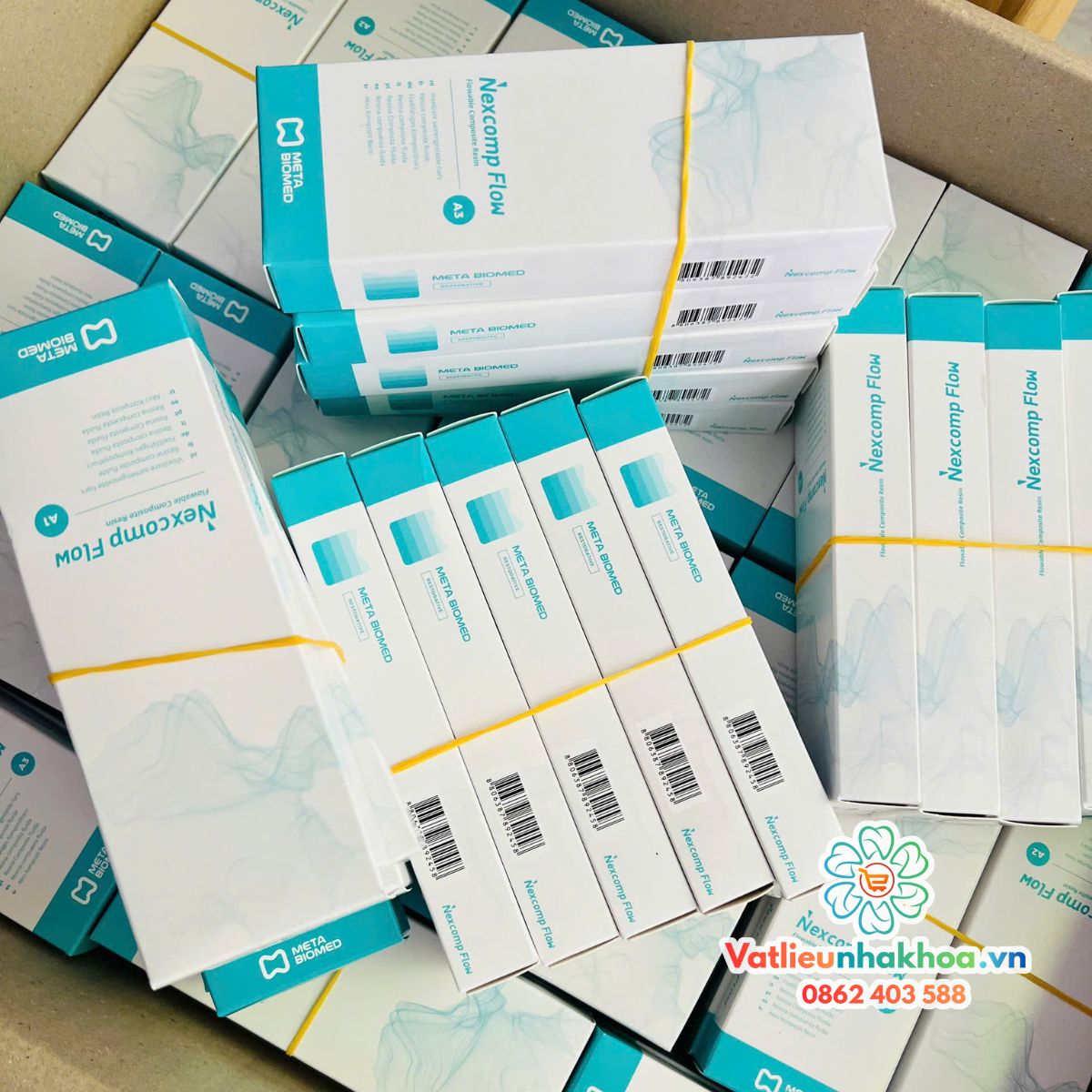 Composite lỏng trám răng Nexcomp Flow Meta Biomed - Hàn Quốc