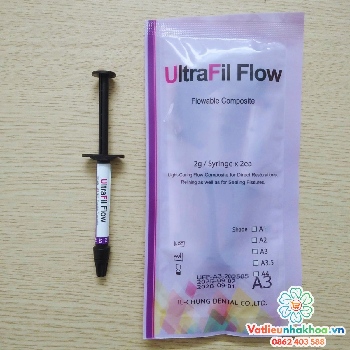 Composite lỏng Ultrafil Flow - Hàn Quốc - 2g