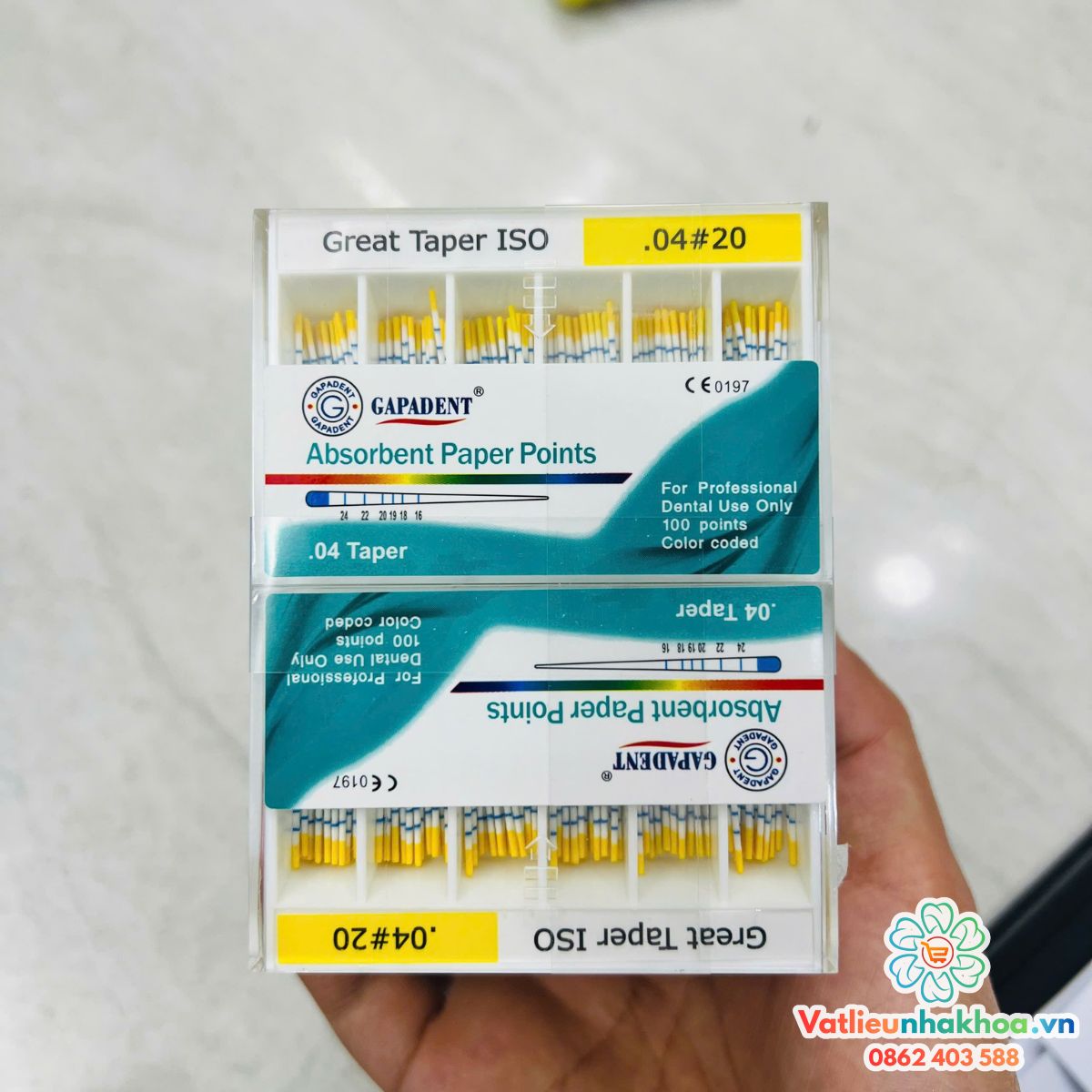 Côn giấy , Gutta - Hãng Gapadent
