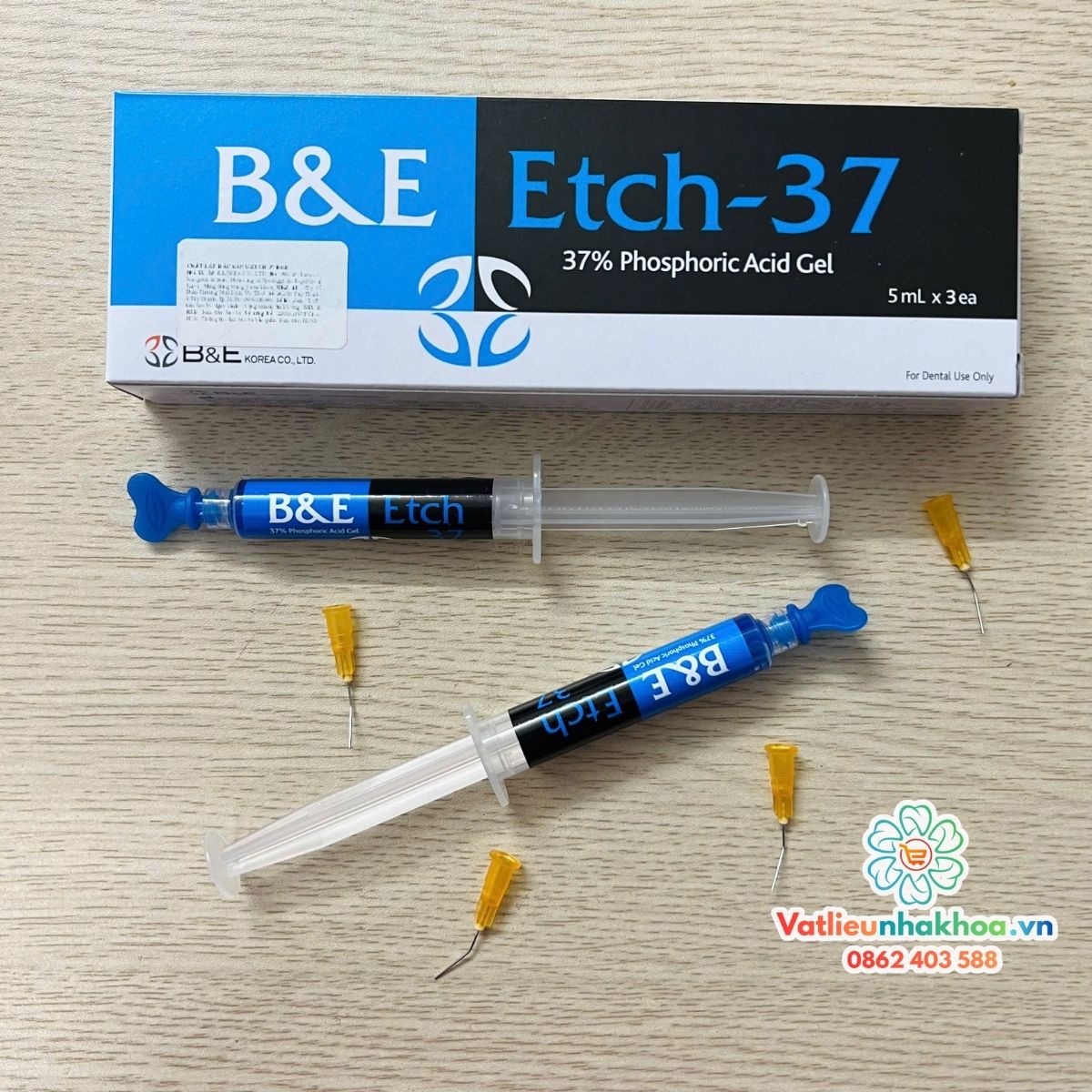 Vật liệu soi mòn Etching B&E 37% - Tuýp