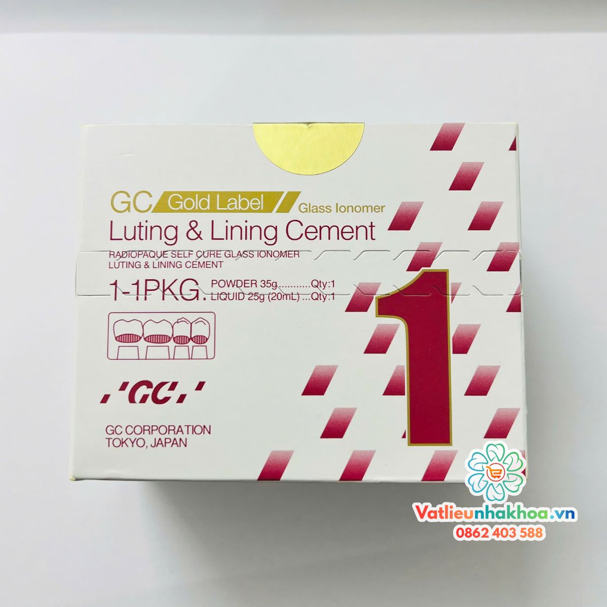 Xi măng gắn răng GC Fuji 1 lớn