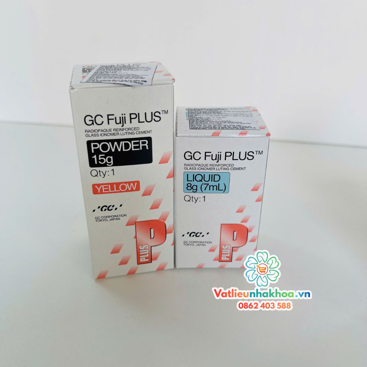 Xi măng gắn răng GC Fuji Plus Nhật Bản