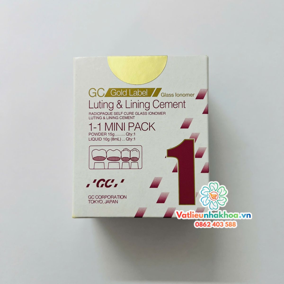 Xi măng gắn răng GC Fuji 1 nhỏ