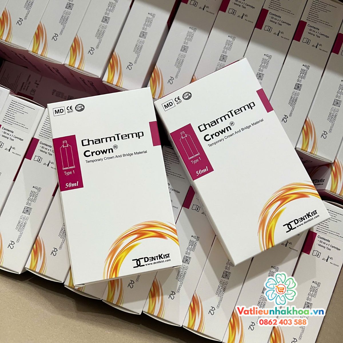 Vật liệu làm răng tạm CharmTemp Crown