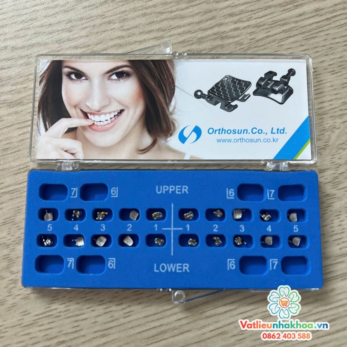 Mắc cài kim loại Orthosun - Hàn Quốc (MUA 3 TẶNG 1)