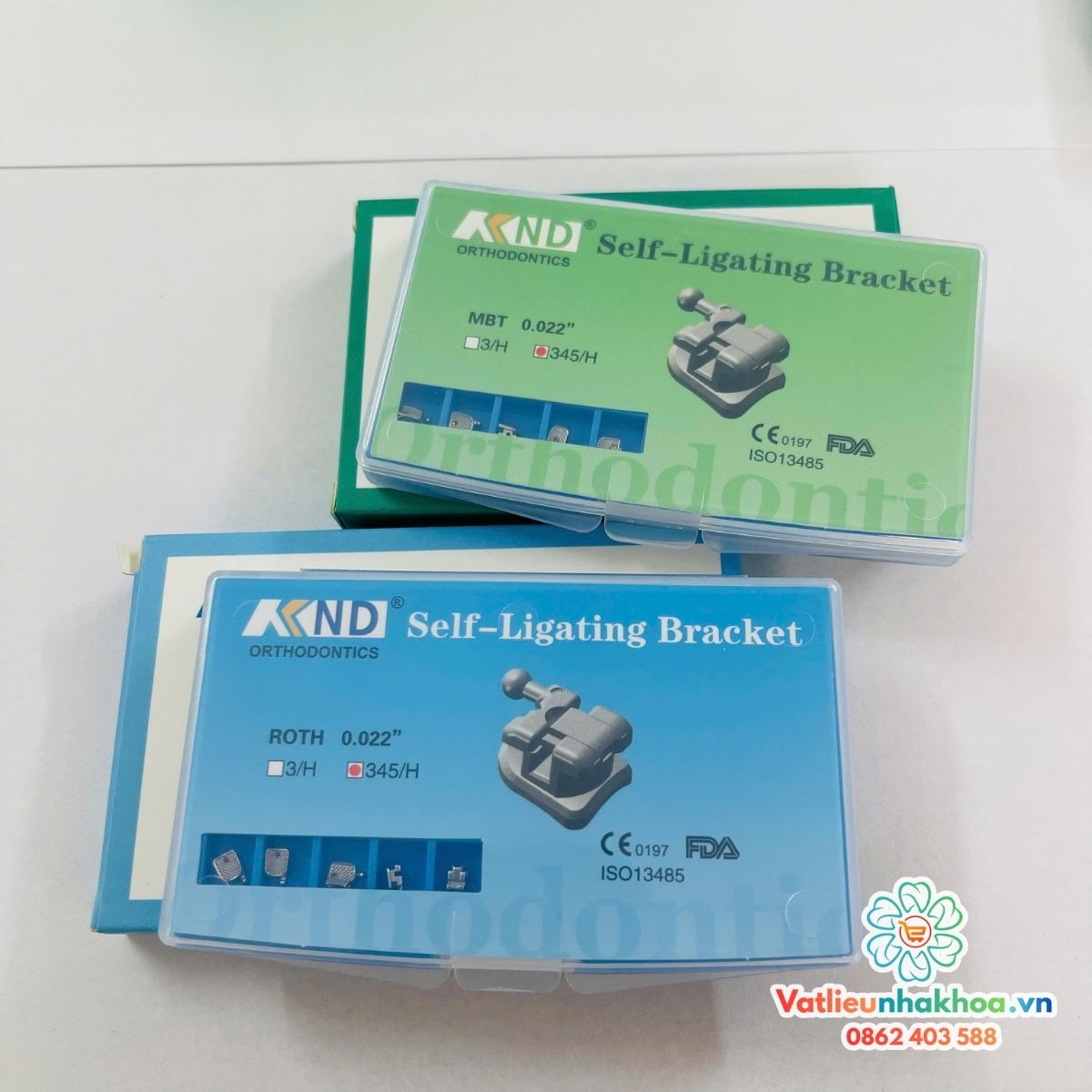 Mắc cài kim loại tự khóa KND (tự buộc) (MUA 10 TẶNG 1)