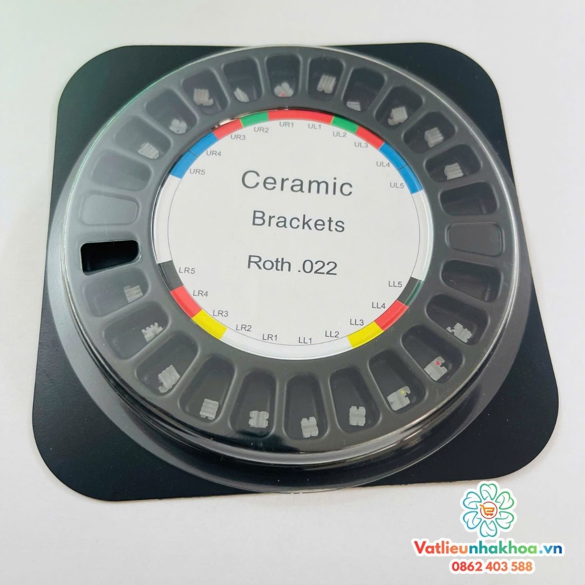 Mắc cài sứ Ceramic (MUA 5 TẶNG 1)