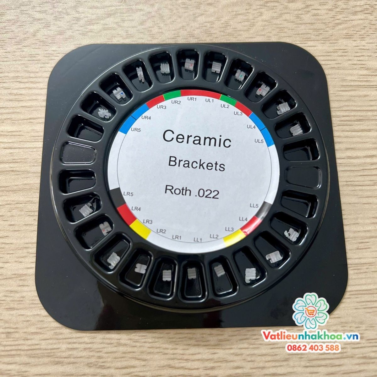 Mắc cài sứ Ceramic (MUA 5 TẶNG 1)